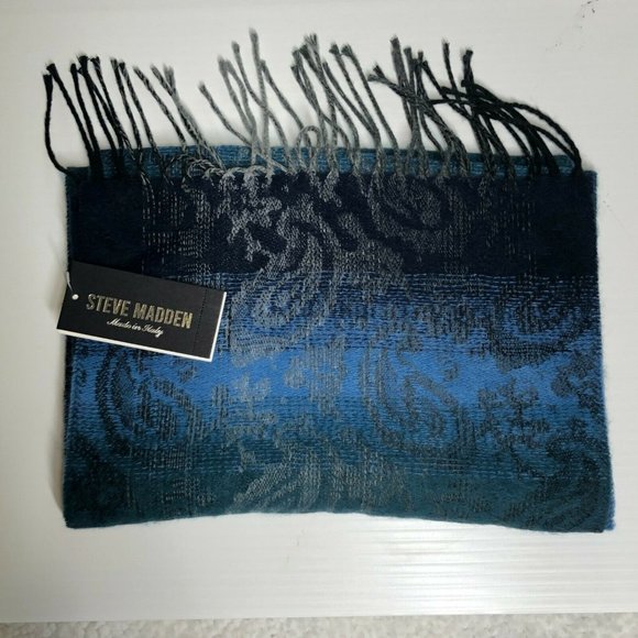 COPY - Steve Madden Paisley Scarf Made in Italy 4  Ombre Colors to Choose! - Picture 4 of 11